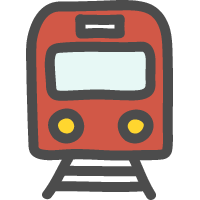 ユニーク簡単 電車 正面 イラスト すべてかわいい動物