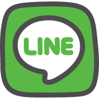 LINE（ライン）ロゴの手描きアイコン